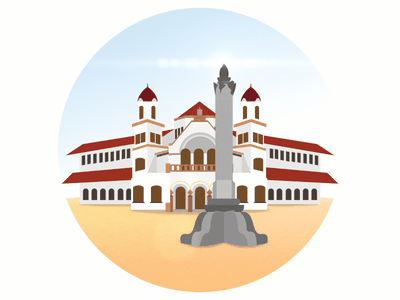 Detail Lawang Sewu Vector Nomer 9