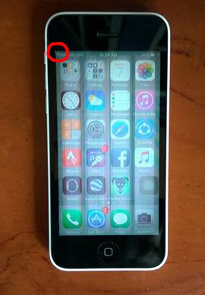 Detail Layar Iphone 5 Bergaris Putih Nomer 7