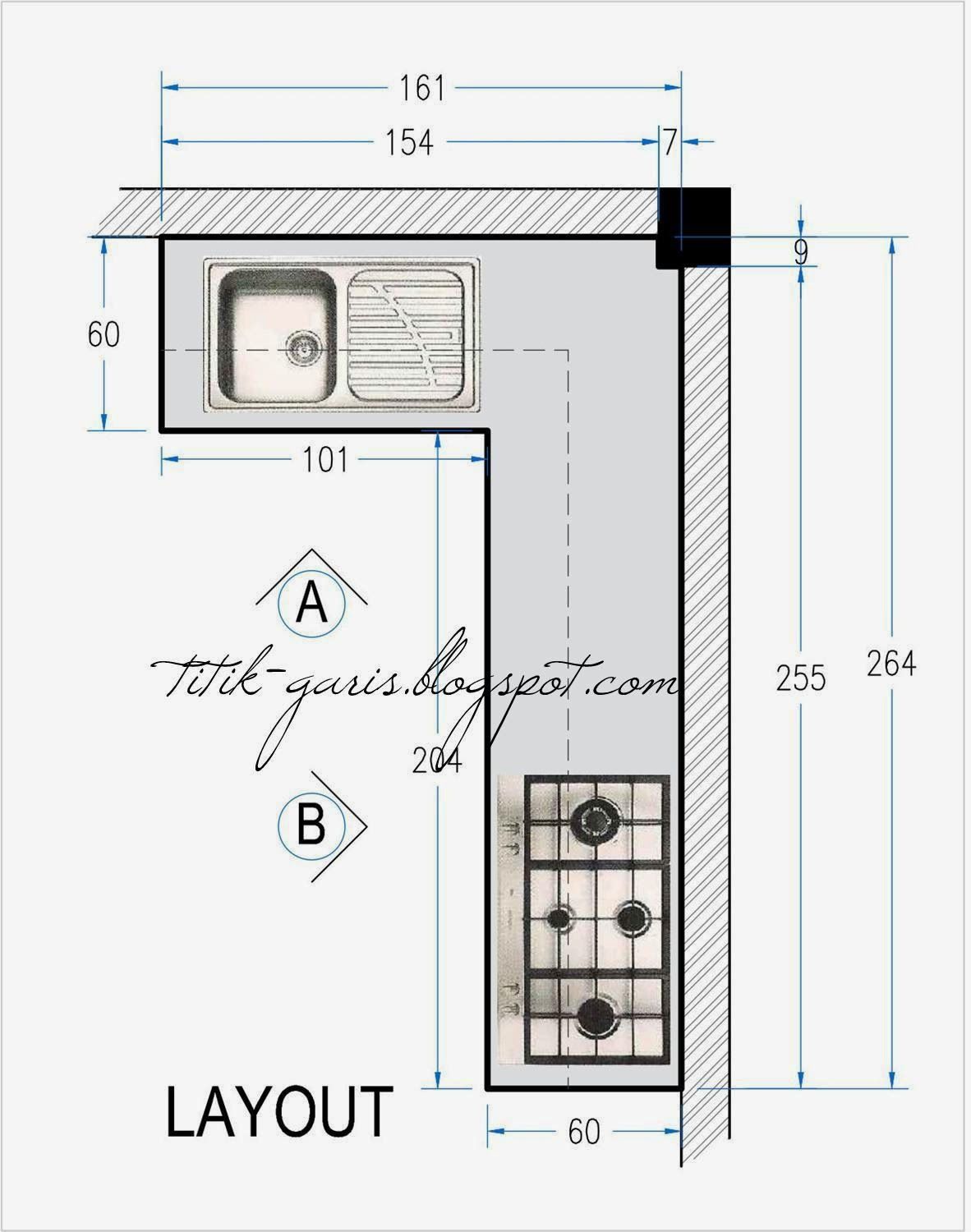 Layout Dapur Rumah - KibrisPDR