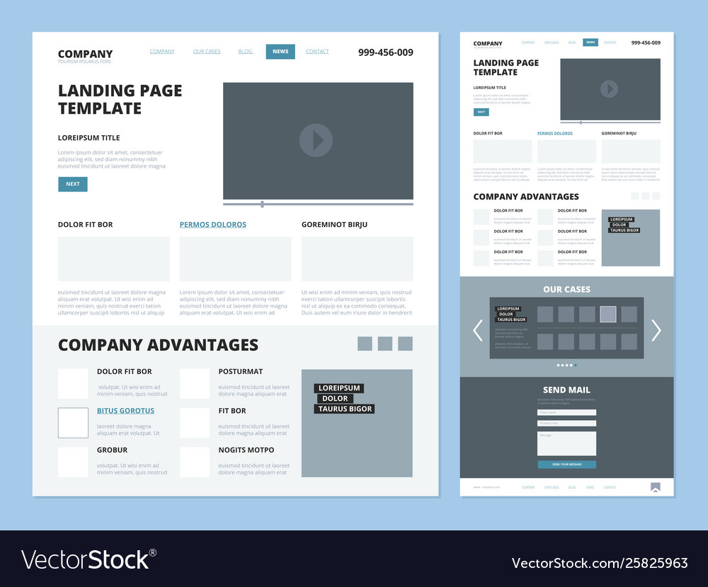 Detail layout desain web koleksi nomer 12
