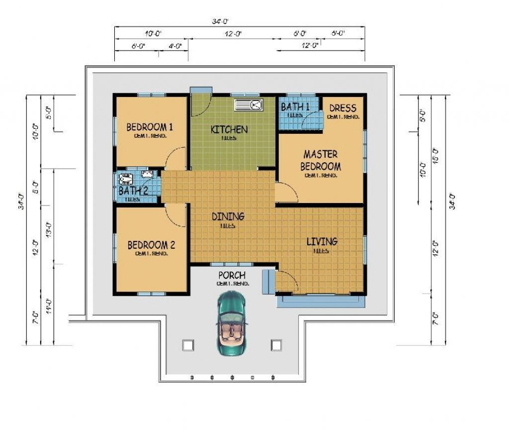 Layout Plan Rumah - KibrisPDR