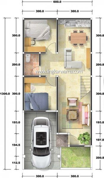 Detail Layout Plan Rumah Nomer 12