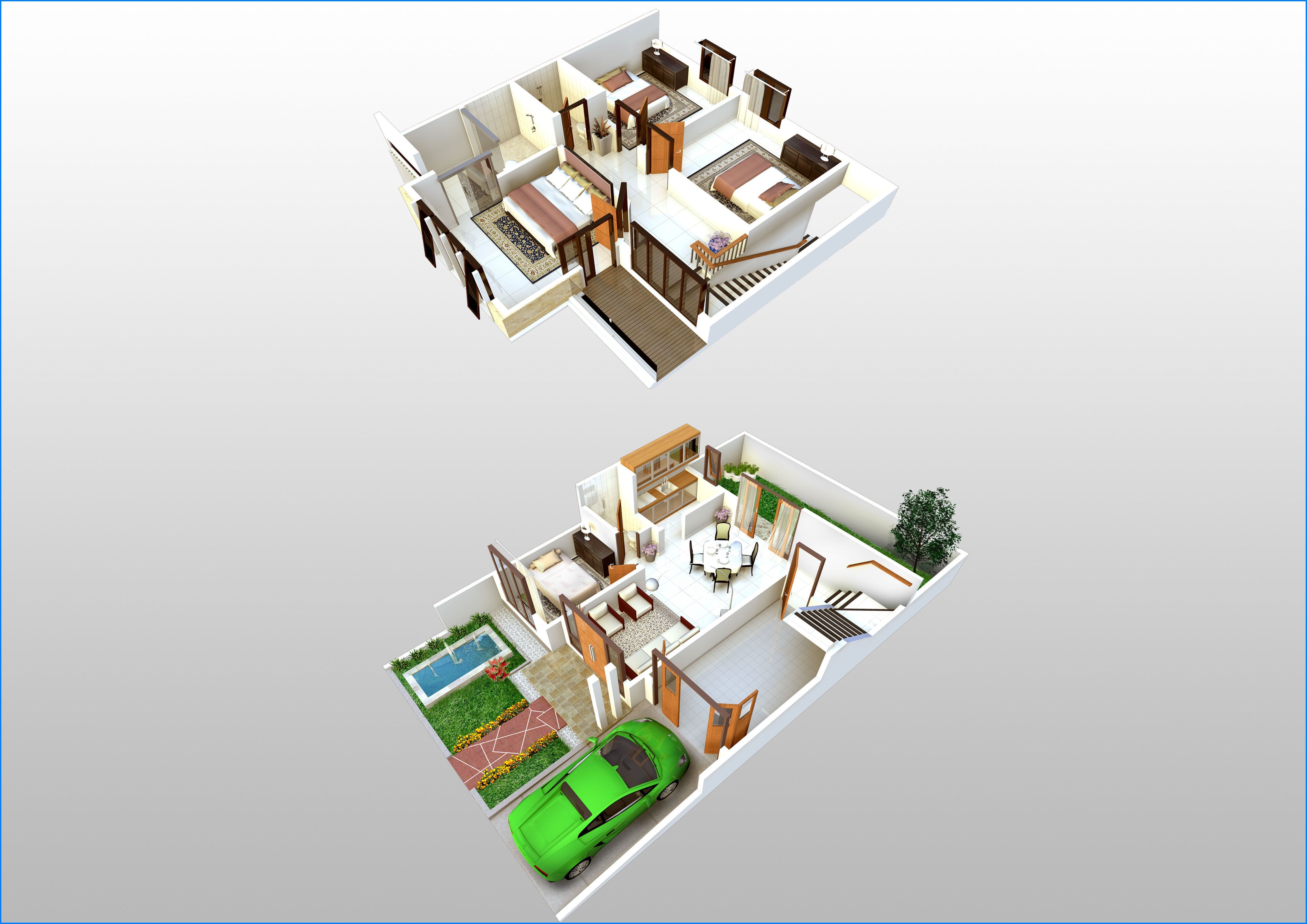 Detail Layout Plan Rumah Nomer 14