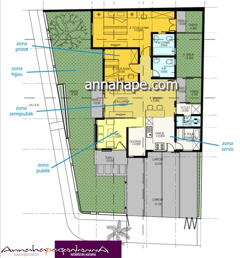 Detail Layout Plan Rumah Nomer 28