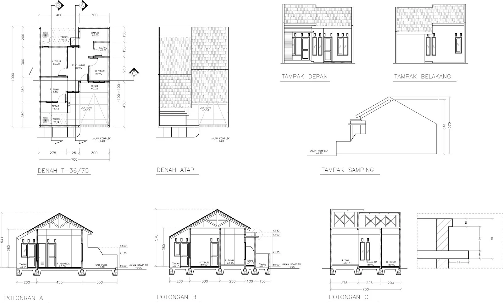 Detail Layout Plan Rumah Nomer 29