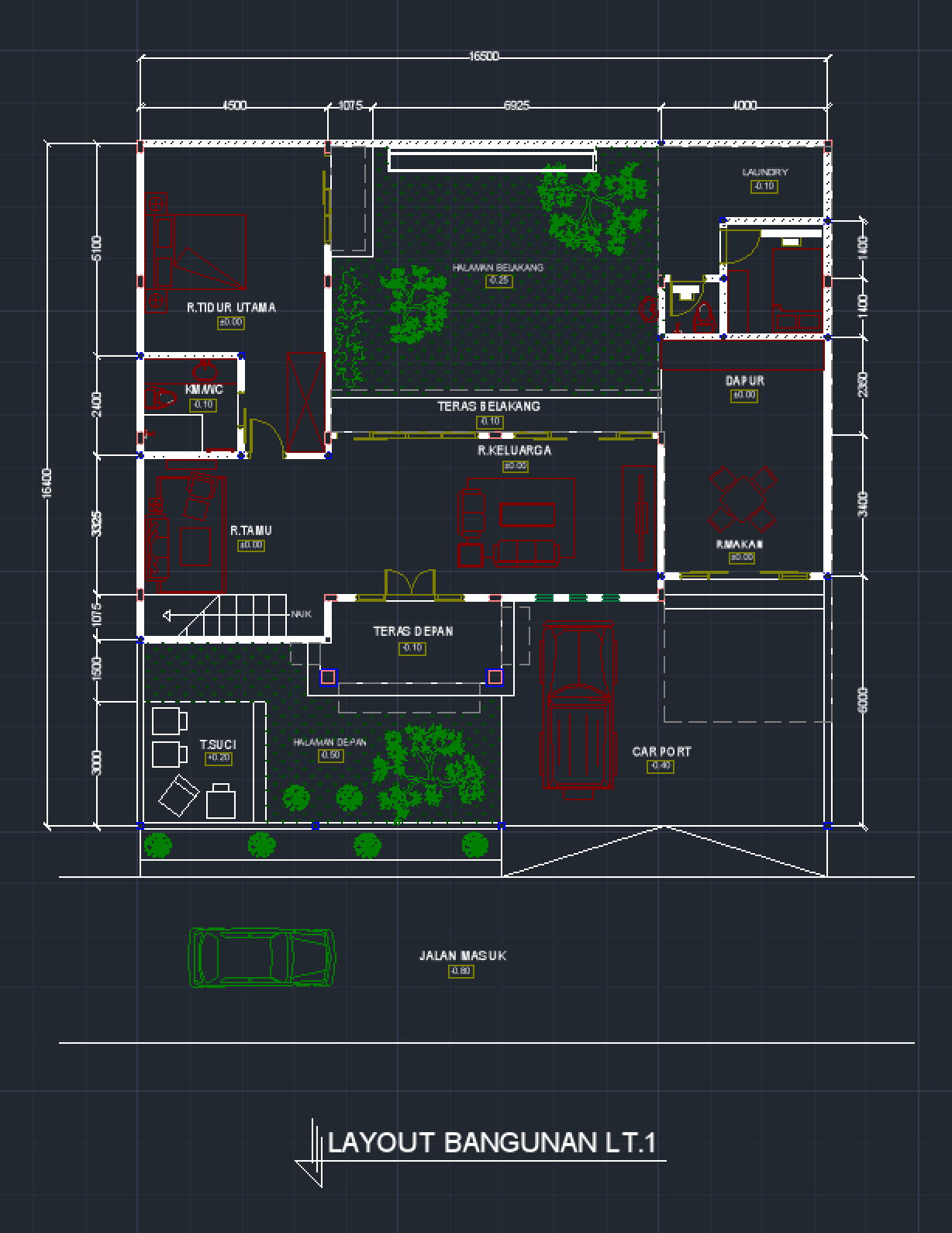 Detail Layout Plan Rumah Nomer 31