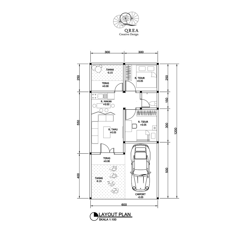 Detail Layout Plan Rumah Nomer 32