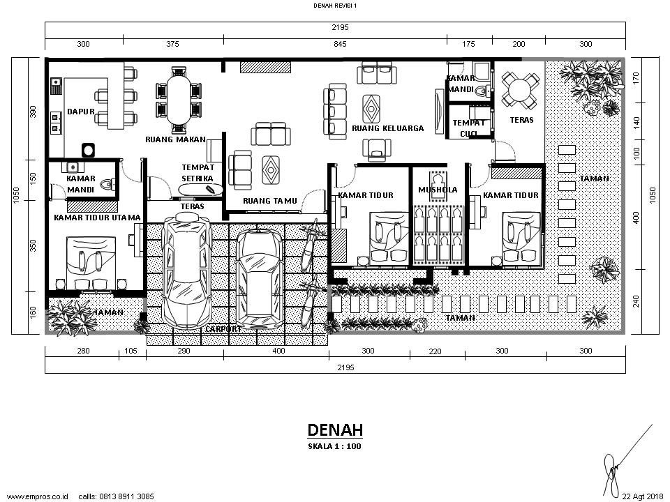 Detail Layout Plan Rumah Nomer 39