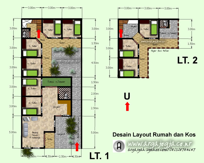 Detail Layout Plan Rumah Nomer 41