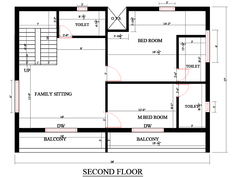 Detail Layout Plan Rumah Nomer 42