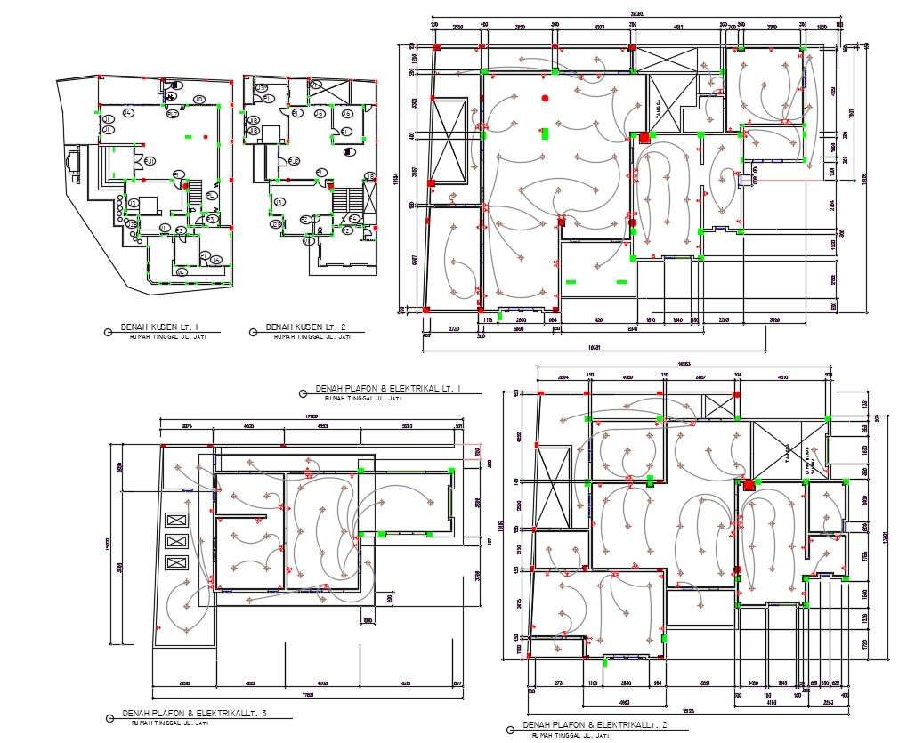 Detail Layout Plan Rumah Nomer 45