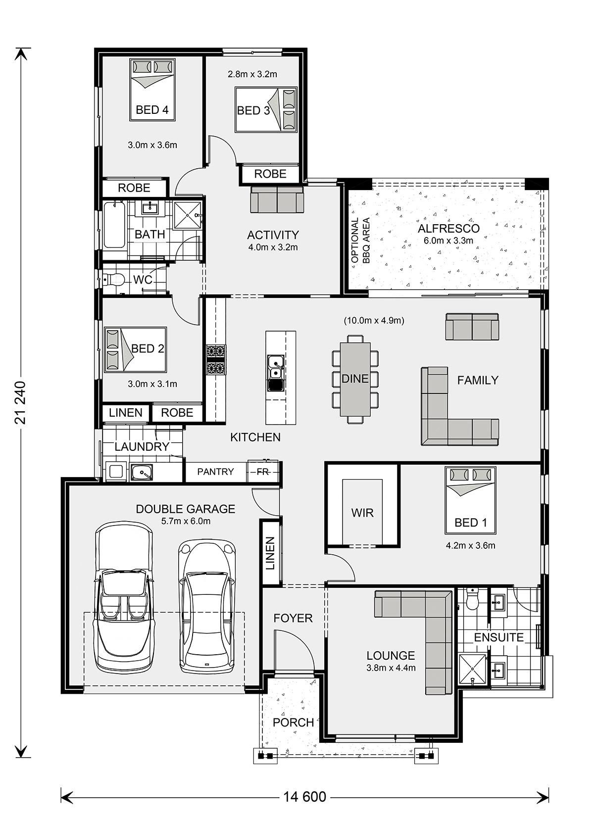 Detail Layout Plan Rumah Nomer 46