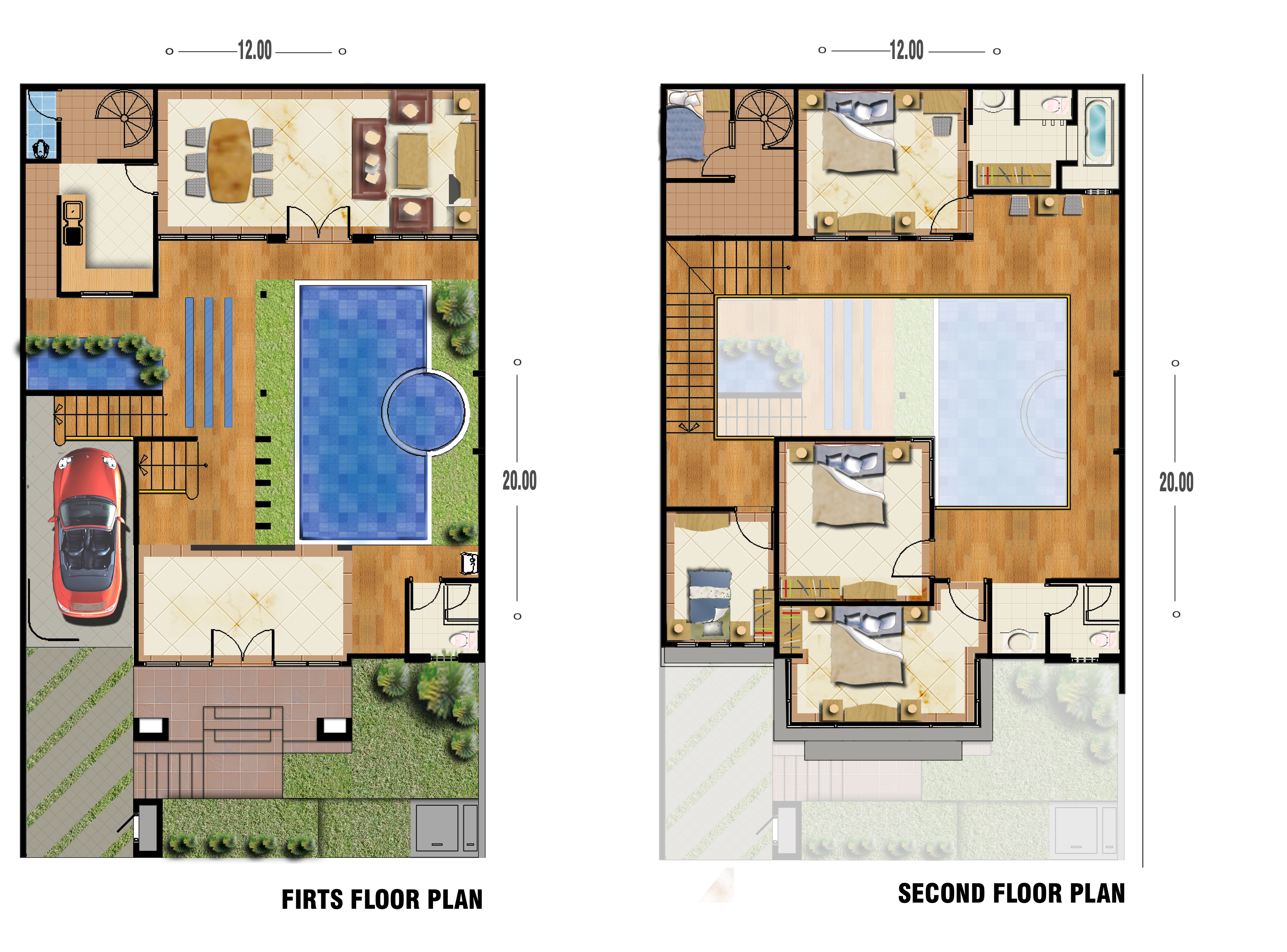 Detail Layout Plan Rumah Nomer 47