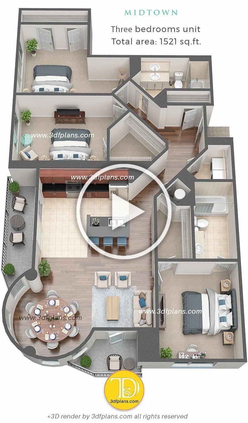 Detail Layout Plan Rumah Nomer 52