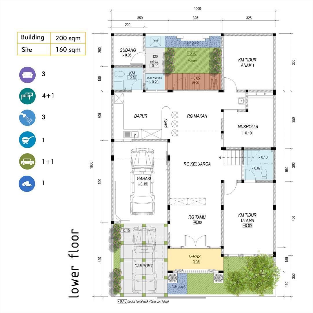 Detail Layout Plan Rumah Nomer 8