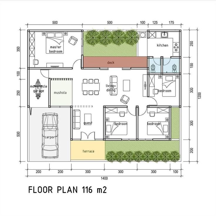 Detail Layout Plan Rumah Nomer 9