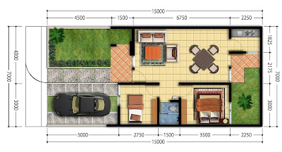 Detail Layout Rumah Minimalis 1 Lantai Nomer 44