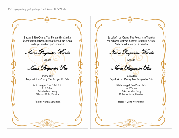Detail Layout Undangan Pernikahan Nomer 20