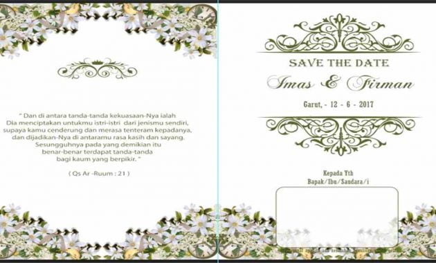 Detail Layout Undangan Pernikahan Nomer 23