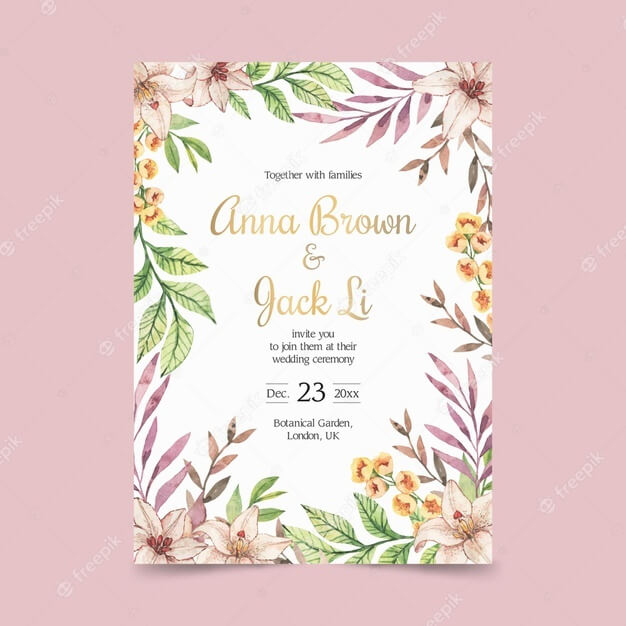 Detail Layout Undangan Pernikahan Nomer 28