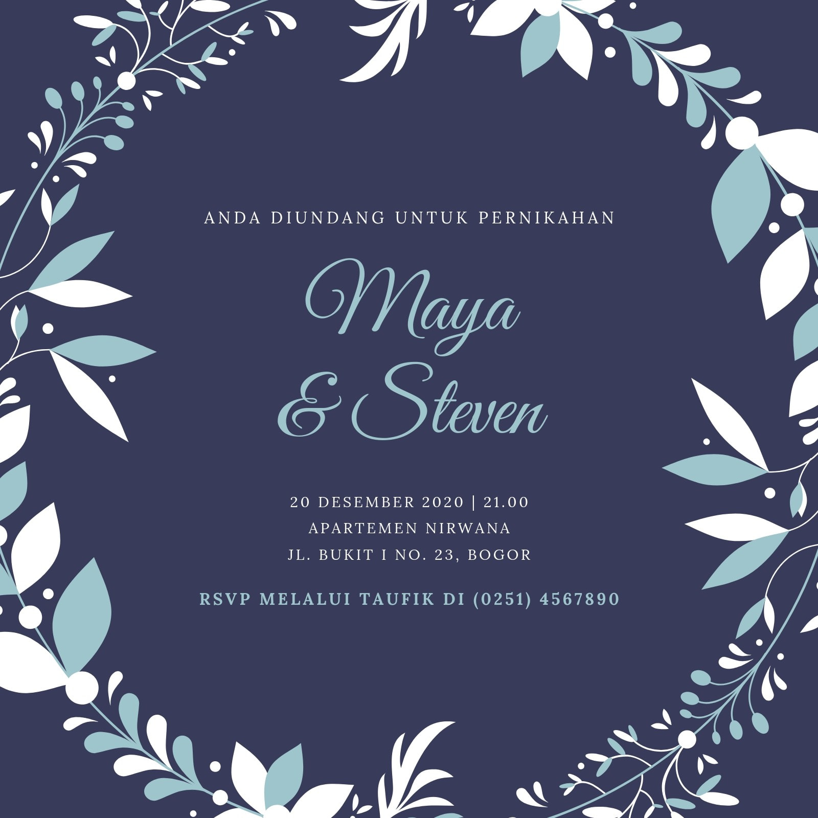 Detail Layout Undangan Pernikahan Nomer 40