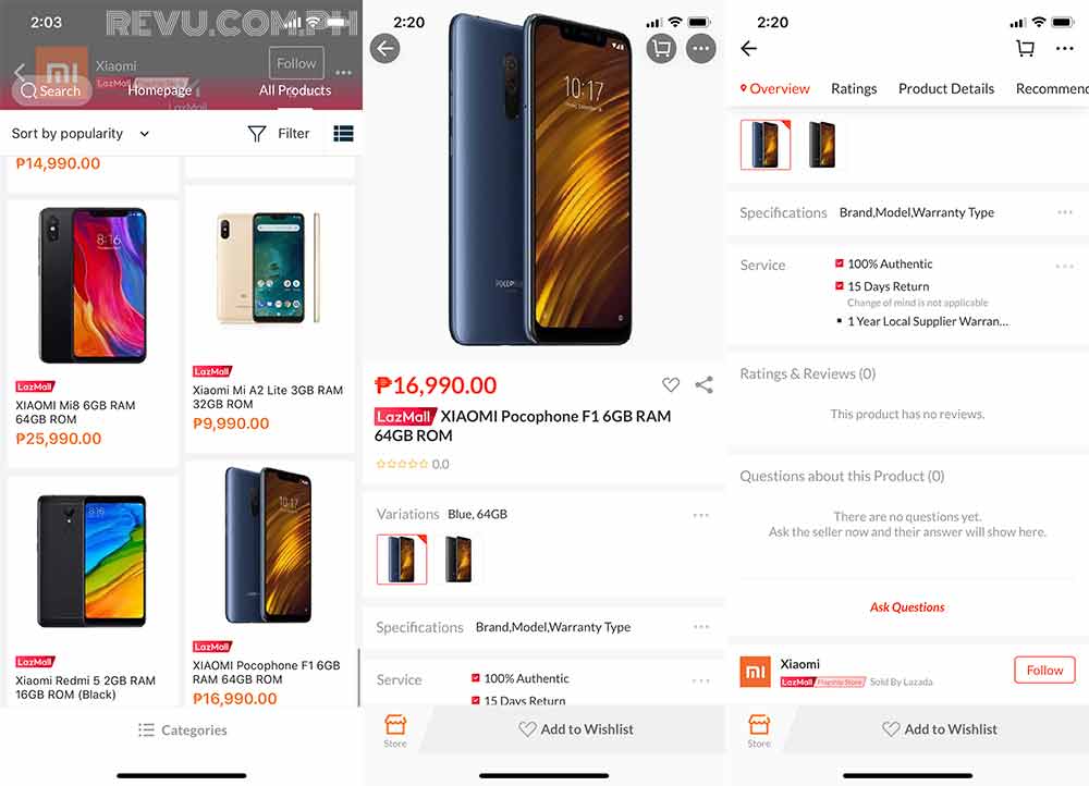 Detail Lazada Pocophone F1 Nomer 32