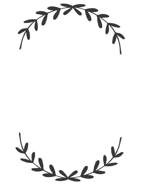 Detail Leaf Garland Clip Art Nomer 11