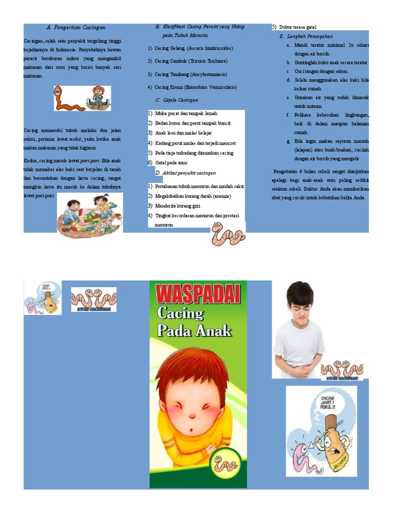 Detail Leaflet Cacingan Pada Anak Nomer 10