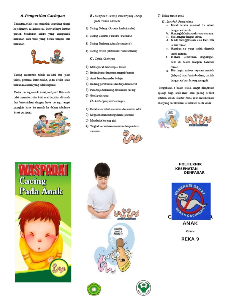 Detail Leaflet Cacingan Pada Anak Nomer 6