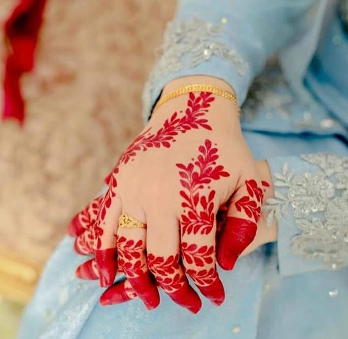 Detail Model Henna Pengantin Simple Nomer 11