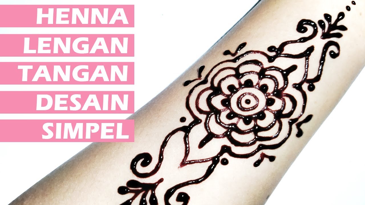 Detail Model Henna Tangan Simple Nomer 44
