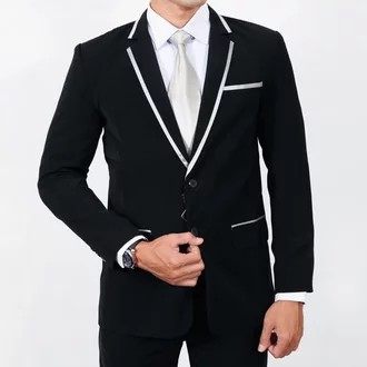 Detail Model Jas Hitam Nomer 52