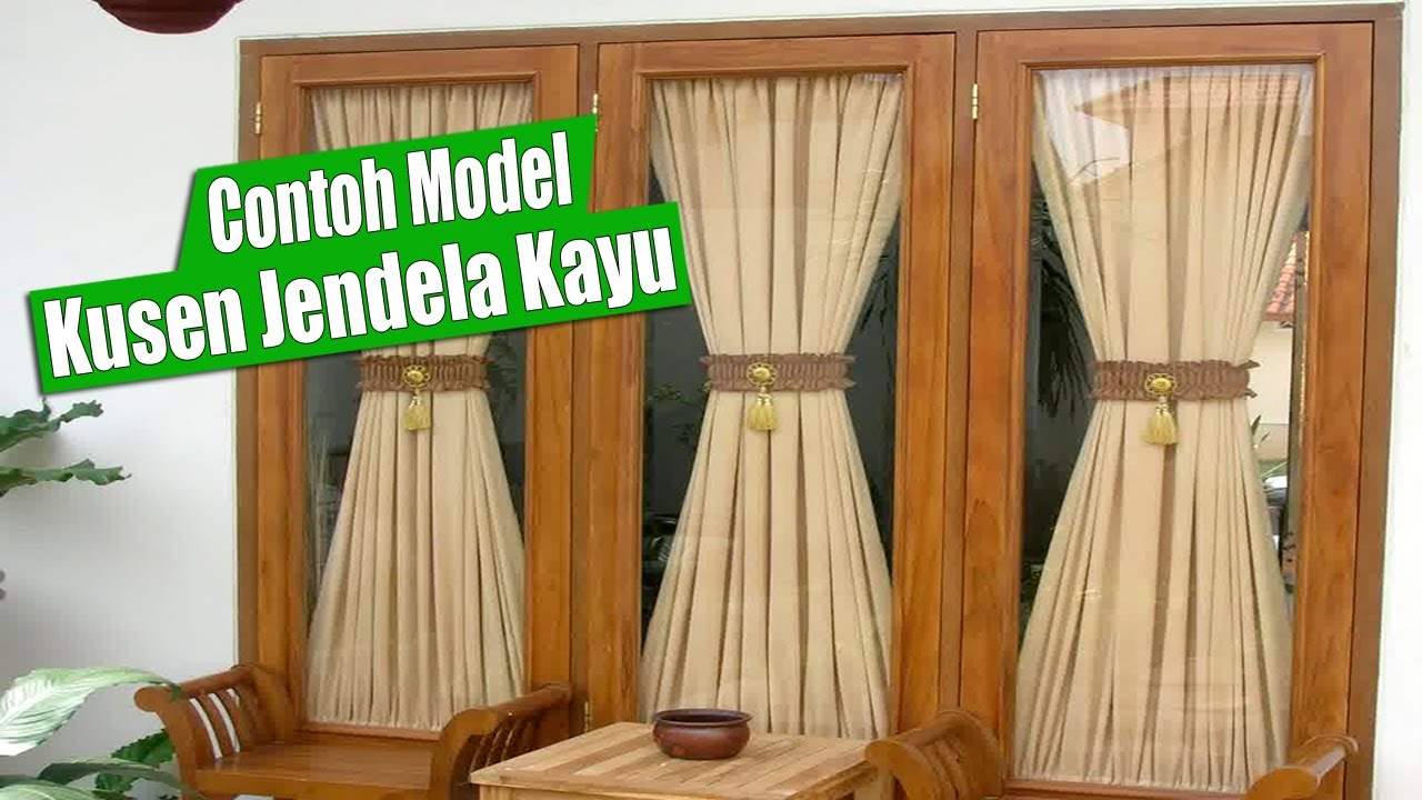 Detail Model Jendela Kayu Klasik Nomer 36