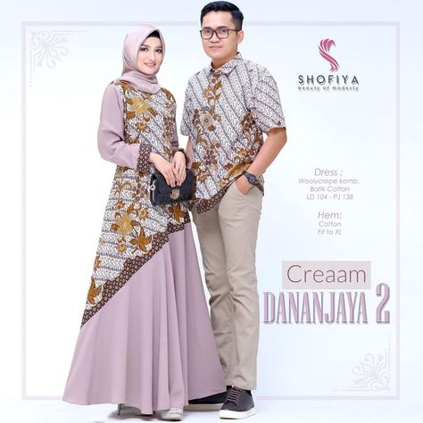 Detail Model Jubah Batik Kombinasi Nomer 51