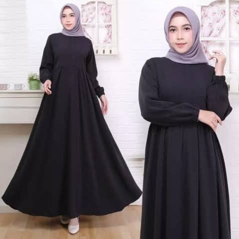 Detail Model Jubah Hitam Nomer 26