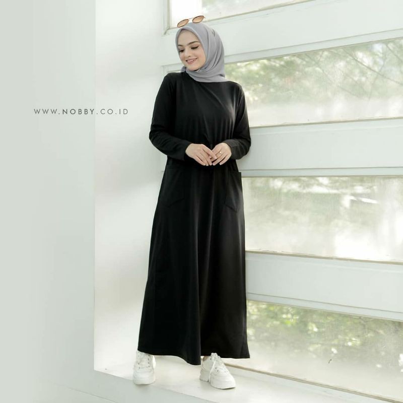 Detail Model Jubah Hitam Nomer 27