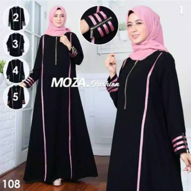 Detail Model Jubah Hitam Nomer 40