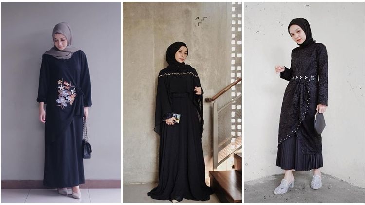 Detail Model Jubah Hitam Nomer 42