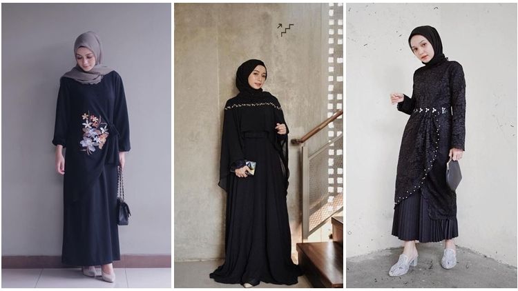 Detail Model Jubah Hitam Nomer 42