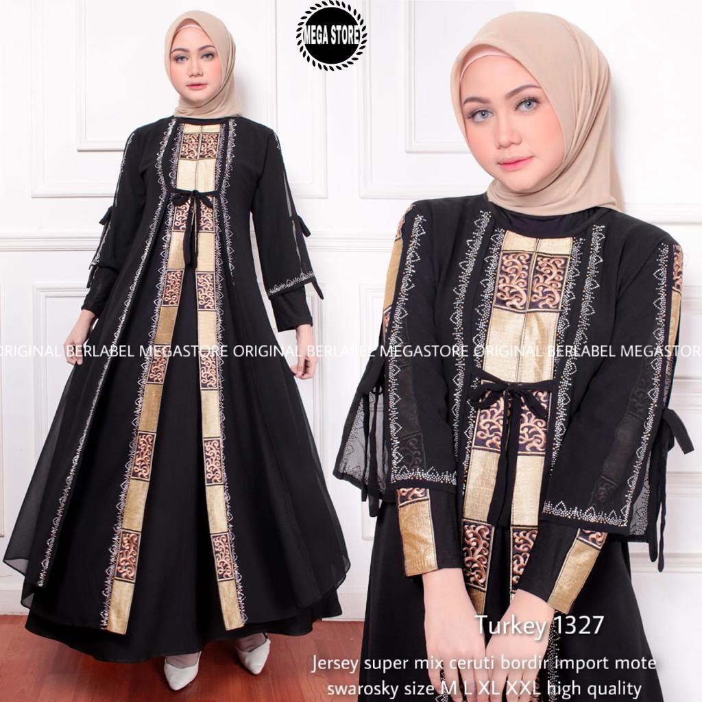 Detail Model Jubah Hitam Nomer 48