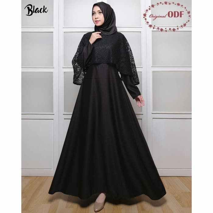 Detail Model Jubah Hitam Nomer 7