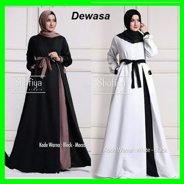 Detail Model Jubah Polos Nomer 26