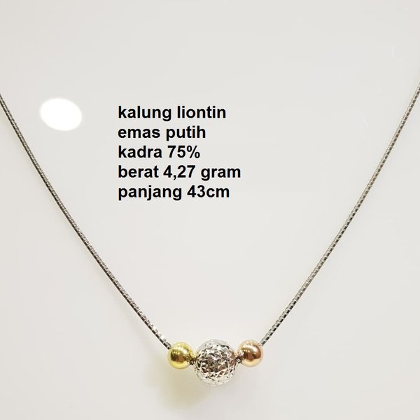 Detail Model Kalung Emas Terbaru 2018 Nomer 55