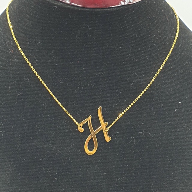 Detail Model Kalung Huruf Nomer 24