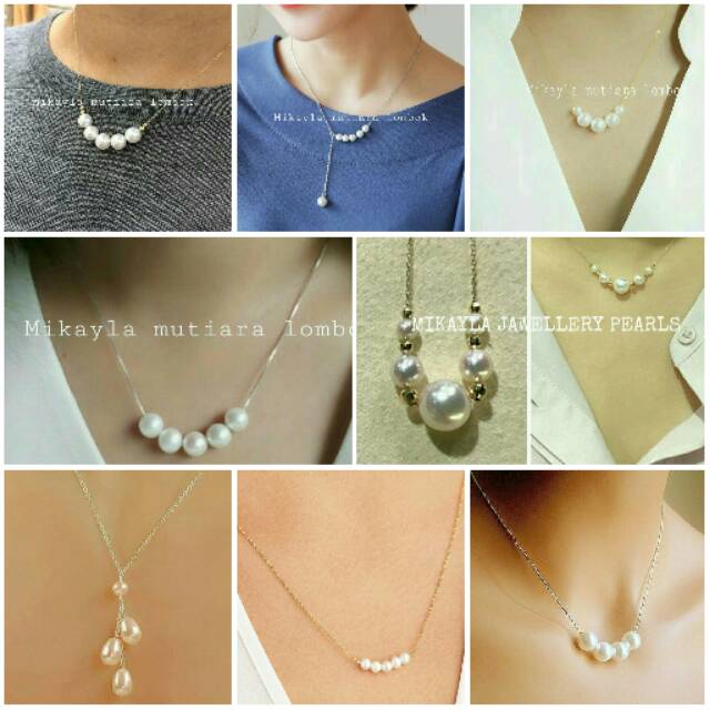 Detail Model Kalung Mutiara Nomer 51