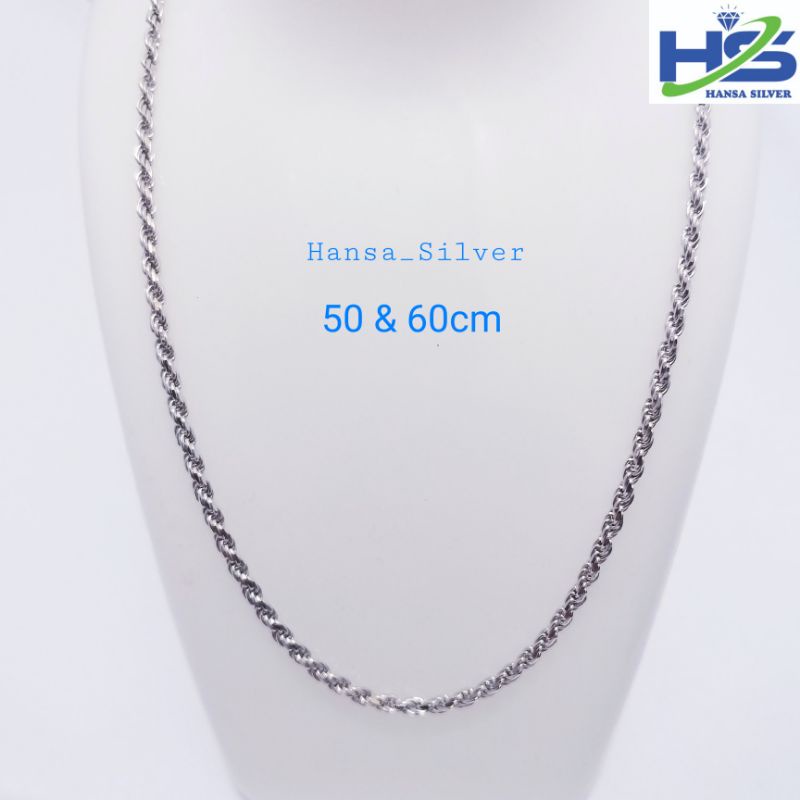 Detail Model Kalung Perak Pria Nomer 31