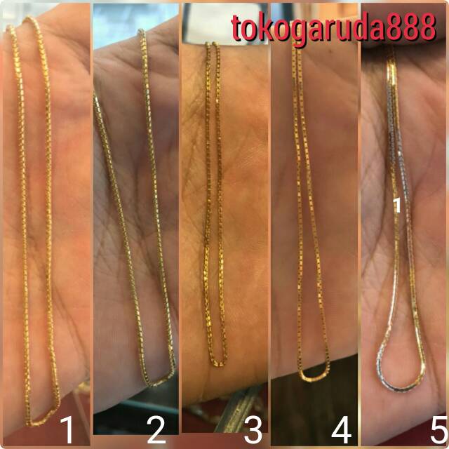 Detail Model Kalung Rantai Nomer 51