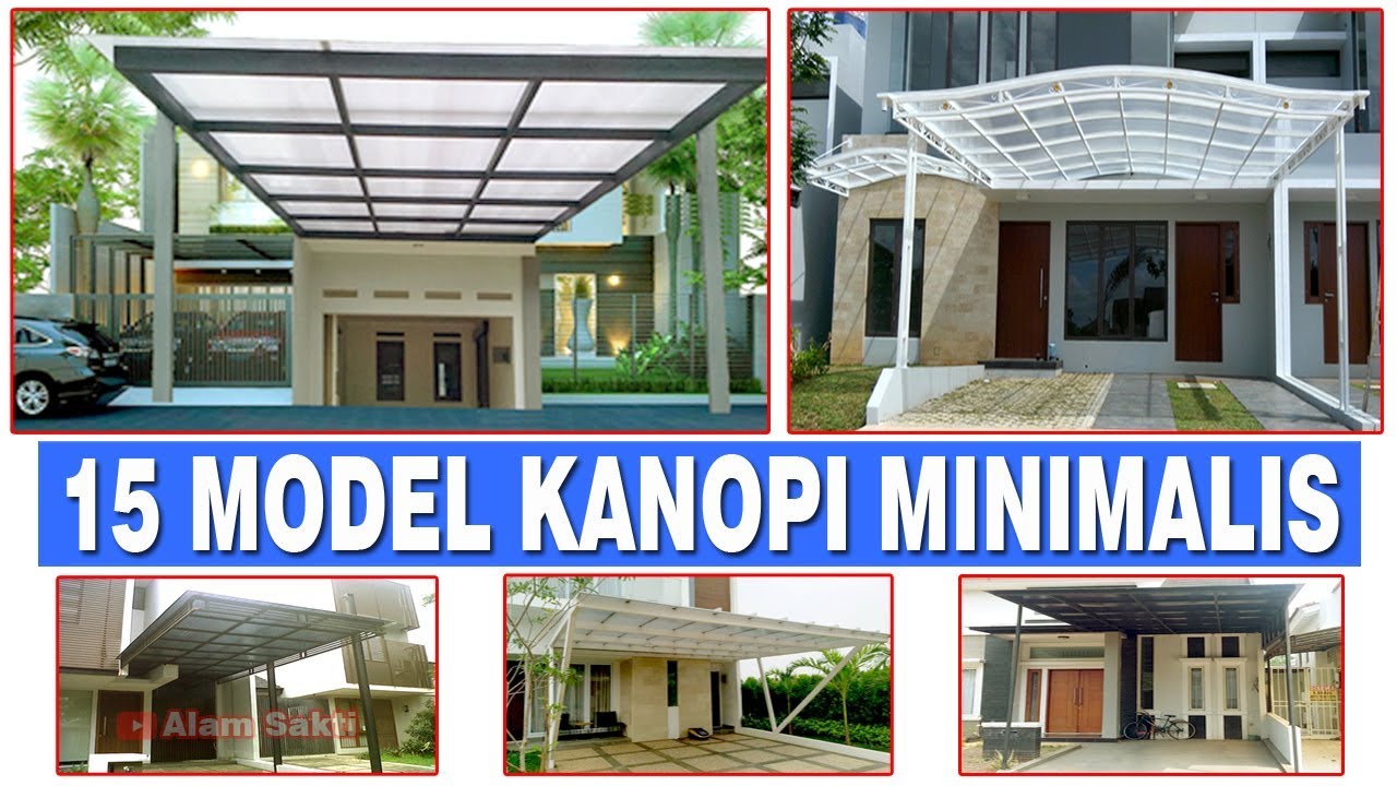 Detail Model Kanopi Rumah Minimalis Nomer 24