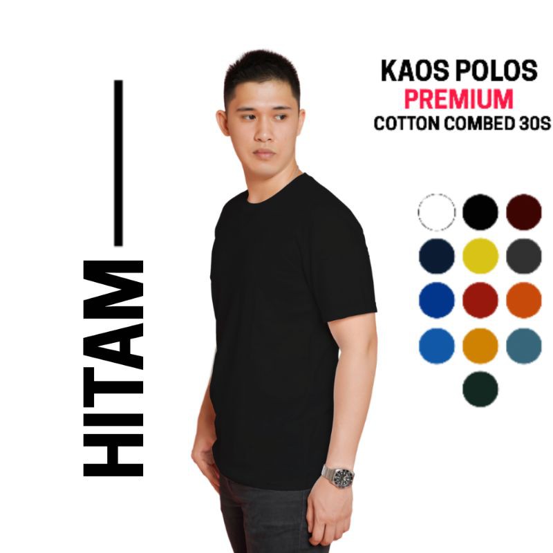 Detail Model Kaos Polos Hitam Nomer 54