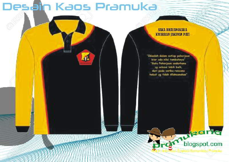 Detail Model Kaos Pramuka Nomer 5